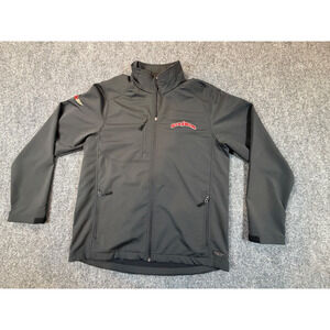 Rock & Brews San Manuel Casino Jacket Black Soft Shell Men L KISS